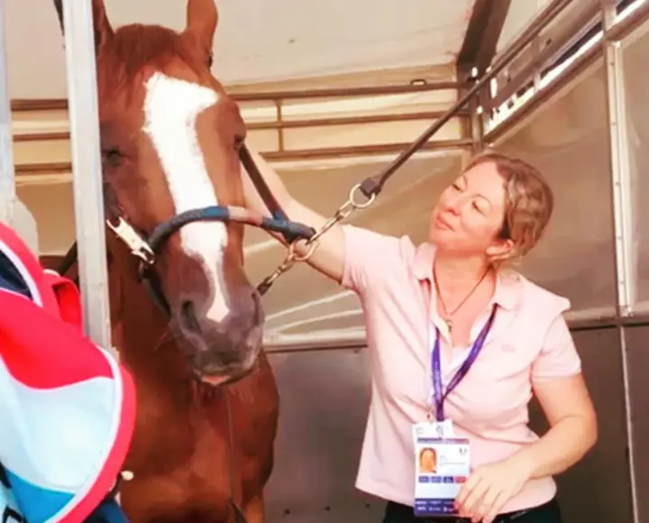 Elodie Chenet, Physio de l'équipe de France de CSO